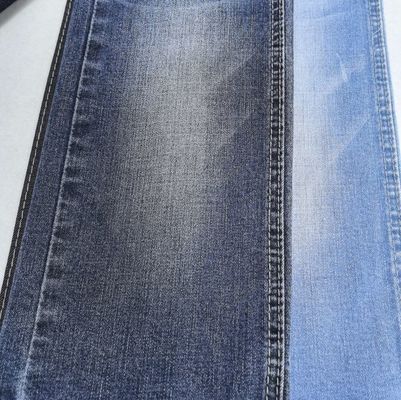 9.2oz middelzwaar 80% Katoen 160cm DONKER INDIGO hoog Stretch Denim Stof JSD3140 Goede Kwaliteit