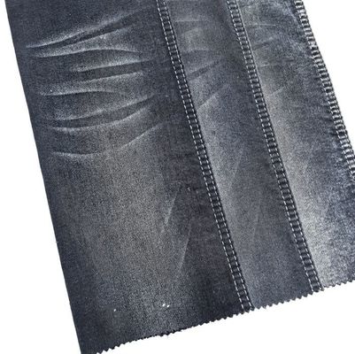 Zwarte Kleur Kid of Man nep gebreide 8oz denim stof krimpbestendig 150cm