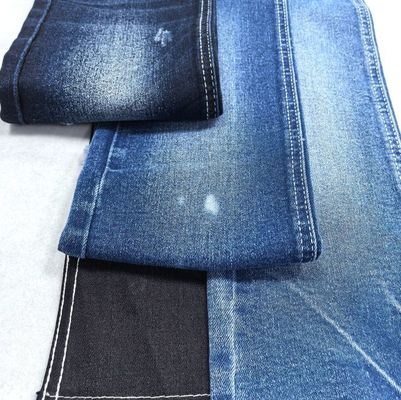 Op voorraad Artikelen Zeer rekbaar  stijl TWILL  DONKER INDIGO Denim Stof JSD3216 voor dames  jeans  kleding