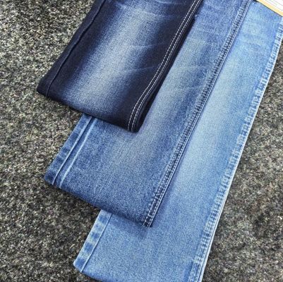 Hoogwaardige donkere blauwe katoenen spandex denimstof voor mannen jeans