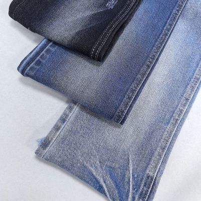 98% katoen 2% spandex super donkerblauw stretch denim stof voor jeans