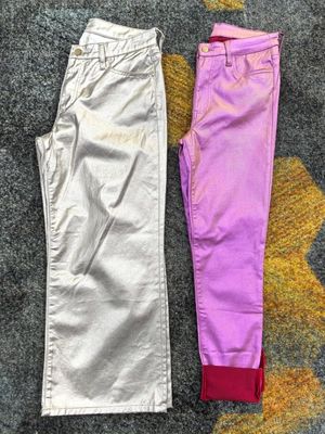 Fashion Bright Color Print Denim Stof Voor Mannen Jeans 7.7OZ 57' 58'