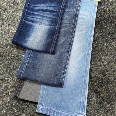 Siro garens katoen spandex donkerblauw denim materiaal stof 9,5 oz