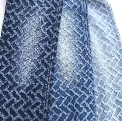 Zwaargewicht Links Twill Niet Stretch Speciaal Patroon Denim Stof 10oz 178-180CM