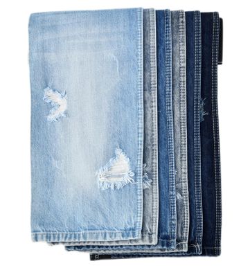 Gewoon gekleurd krimpvast 100 katoenen denim stof 12 oz