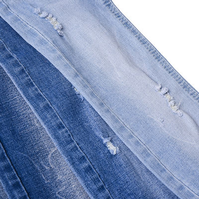 TWIL Cotton Polyester Spandex Denim Stof QY039-4 8,7 oz Voor kleding