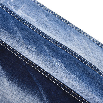Donkerblauw katoen polyester spandex stretch denim stof QY040 8,5 oz voor jean