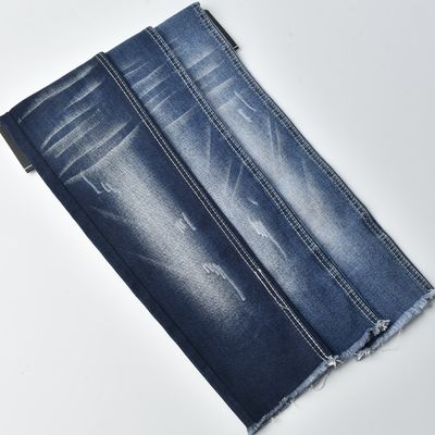 Verkleinbare Stretch Resistant Denim Stof 10,5 oz Geweven Twill Garne Geverfd