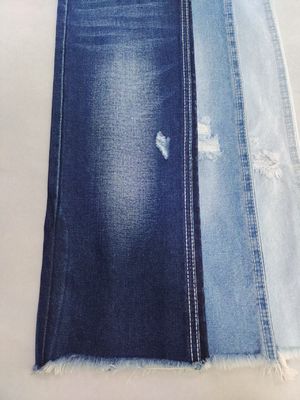 Superzacht, zwaar, donker Indigo denim, met 10*7 constructie.