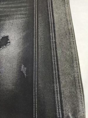 Superzacht zwaar katoen polyester zwart denim stof met 180cm volle breedte JSD3172A 13oz