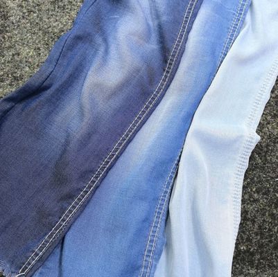 30*32/20 Garensgetal Stretch Lyocell Donkerblauw Gewoon Denim Stof 4,8 oz JSD2020 Garens DYED Patroon