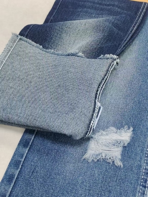 70% katoen 7% polyester 23% Rayon DARK INDIGO Denim stof JSD3226R voor vrouwen mannen meisjes jongens jeans kleding