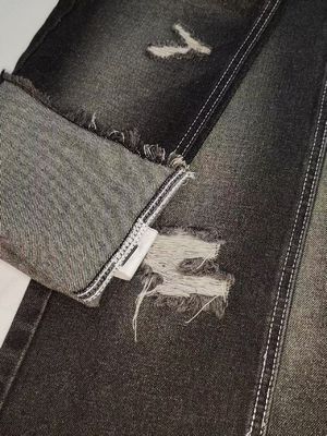 12.2OZ TWILL Style Denim Stof ZWART/WIT met 7*7 constructie Voor heren Jeans